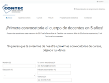 Tablet Screenshot of contecbcn.com